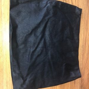 Alive and Olivia leather mini skirt